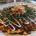 Okonomiyaki Japanese savoury pancakes