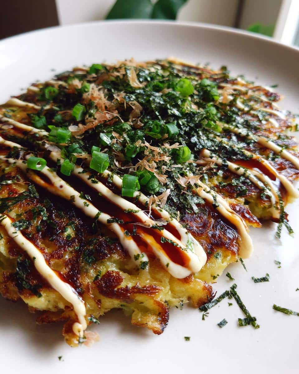 Amazing Okonomiyaki Japanese Savoury Pancakes with 3 Eggs 5 Okonomiyaki Japanese savoury pancakes - detail 2