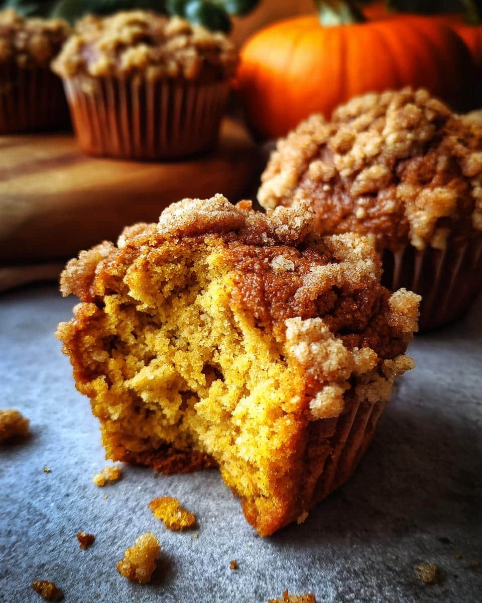 Pumpkin Streusel Muffins - detail 1