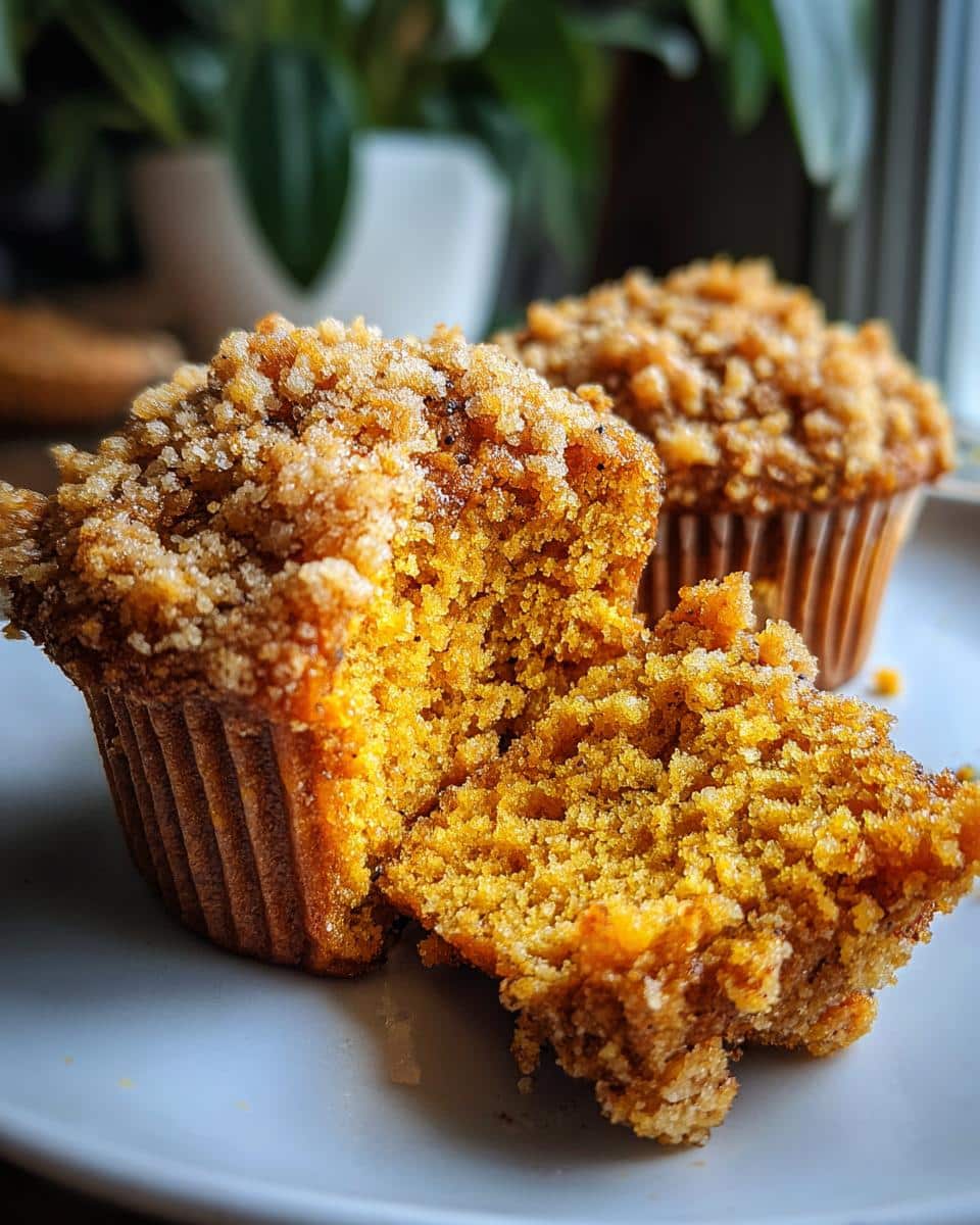 Pumpkin Streusel Muffins - detail 2