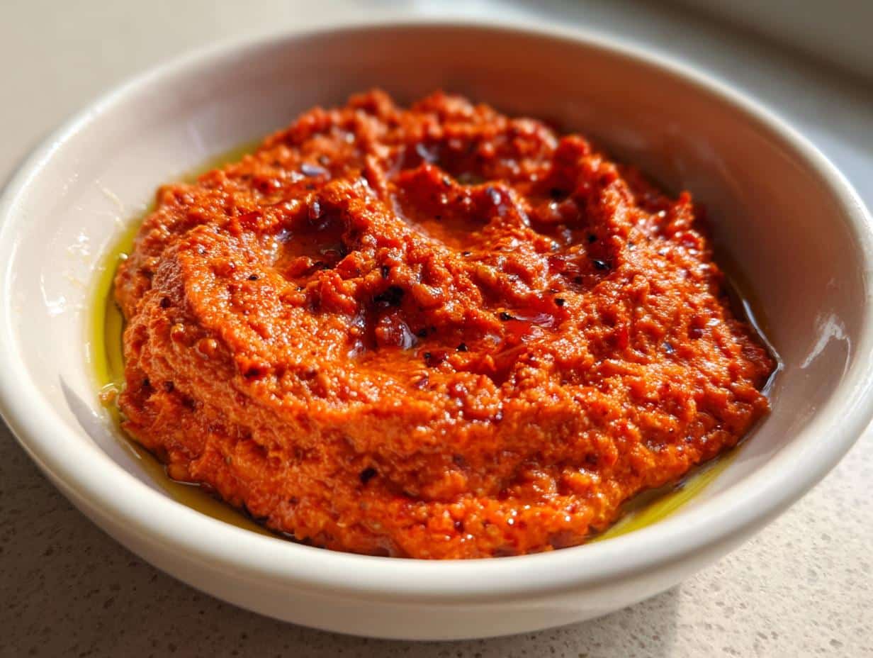 Roasted Red Pepper and Walnut Dip: 1 Sensational Taste