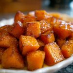 Roasted Sweet Potatoes with Cinnamon & Honey