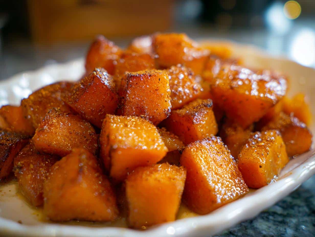 Amazing Roasted Sweet Potatoes with Cinnamon & Honey