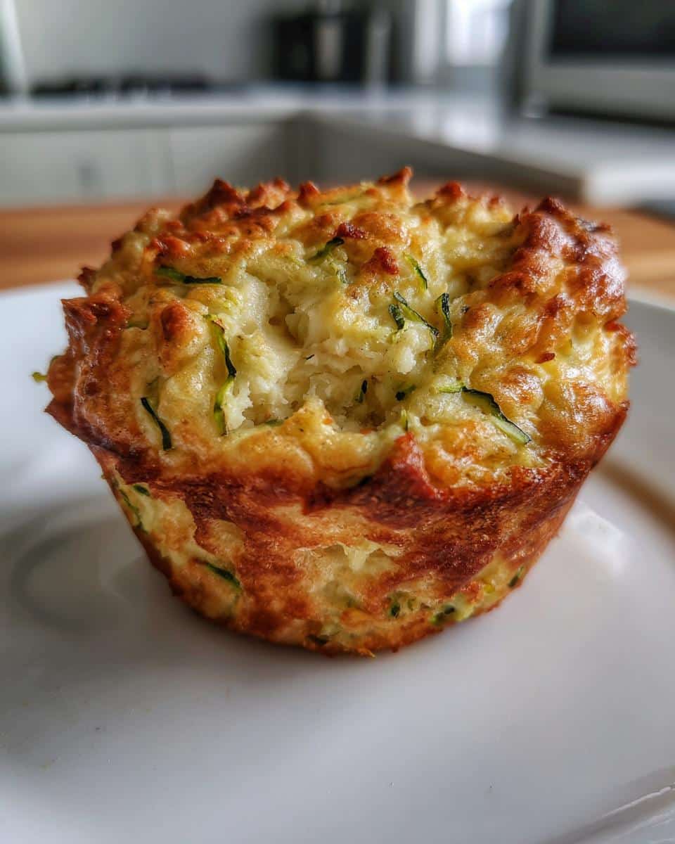 Savory Zucchini and Feta Muffins - detail 2
