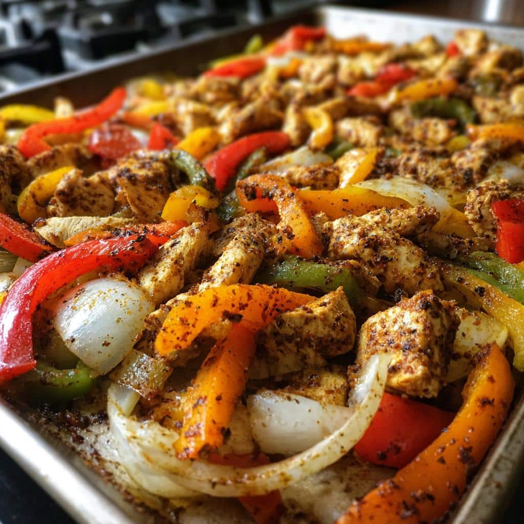 Sheet Pan Chicken Fajitas - detail 2