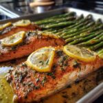 Sheet Pan Lemon Herb Salmon and Asparagus