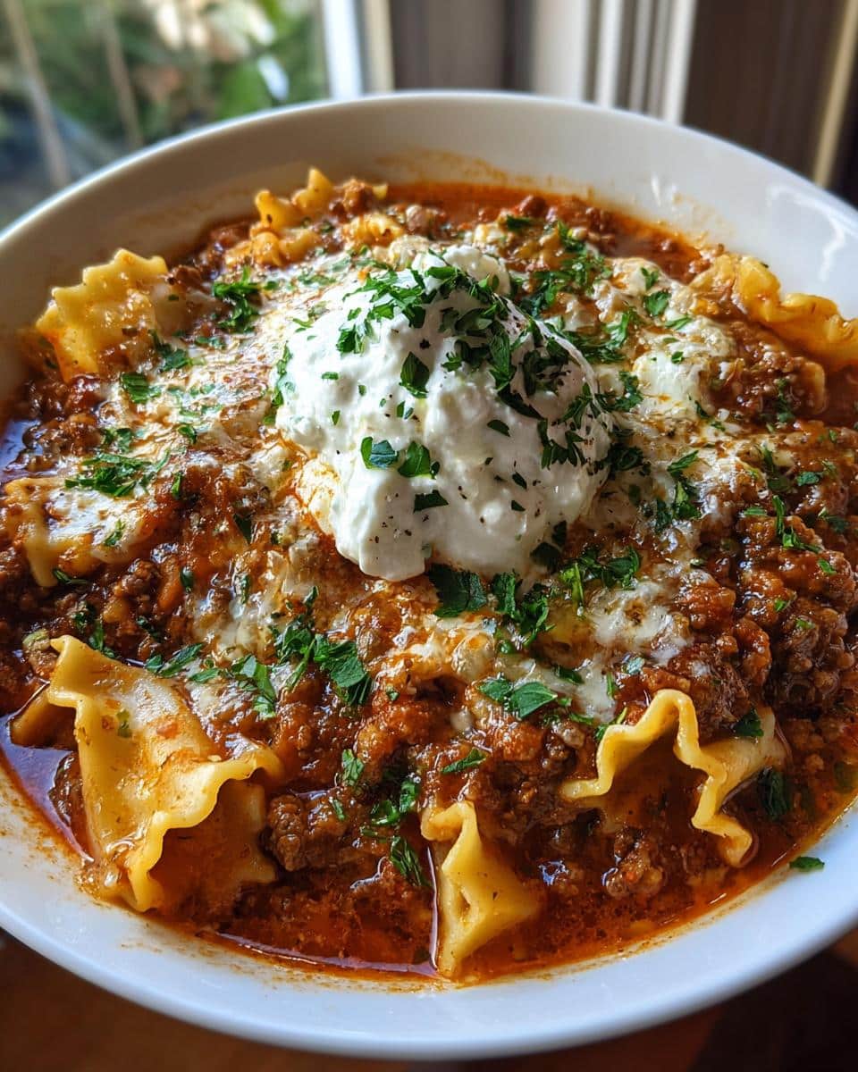 15-Minute Slow Cooker Lasagna Soup - Easy Comfort Food 5 Slow Cooker Lasagna Soup - detail 2