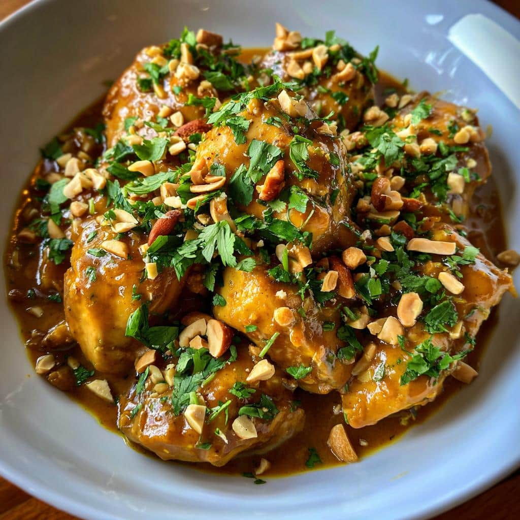 Slow Cooker Thai Peanut Chicken - detail 2