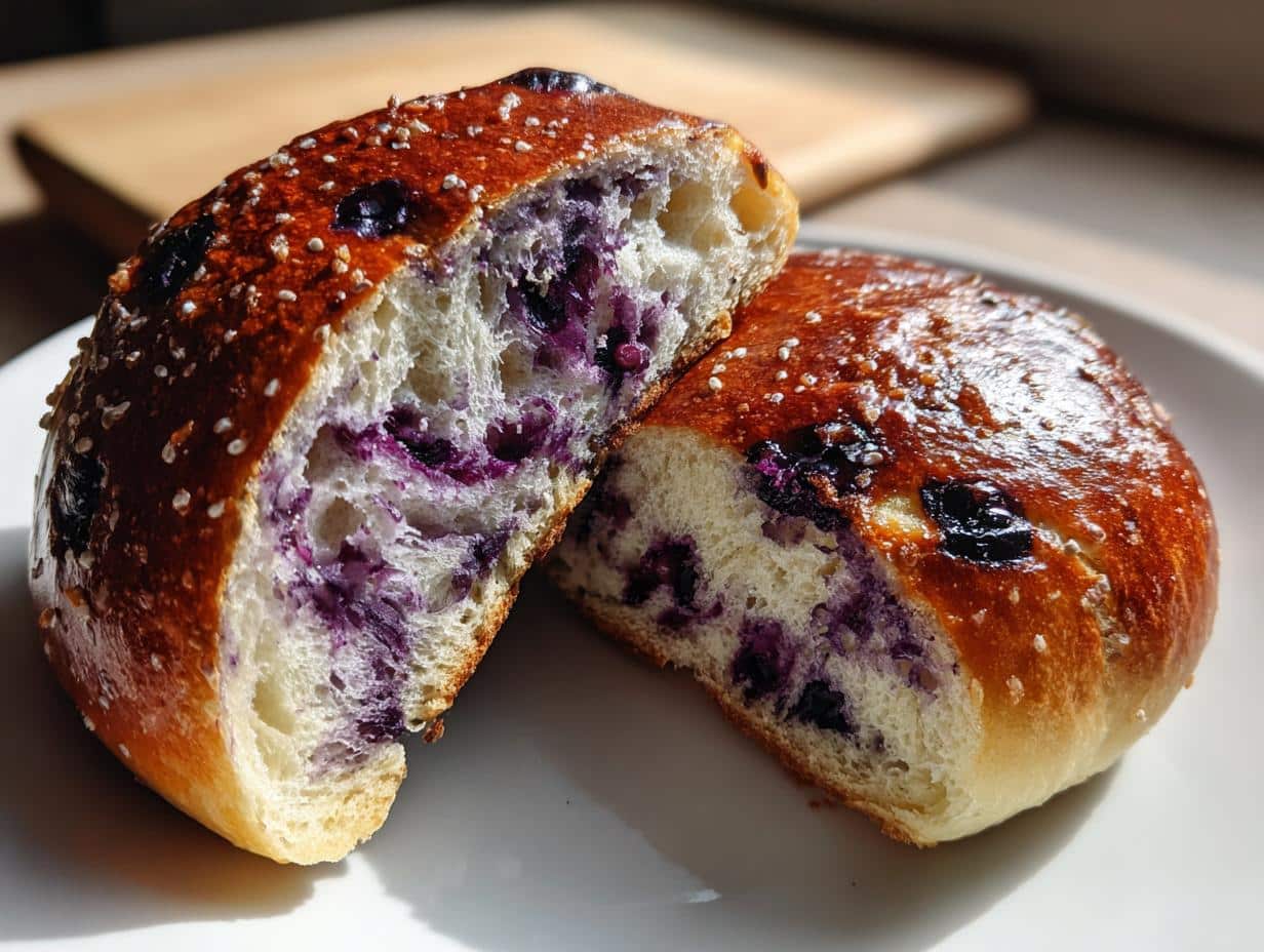 Irresistible Sourdough Blueberry Bagels with 8 Secret Tips