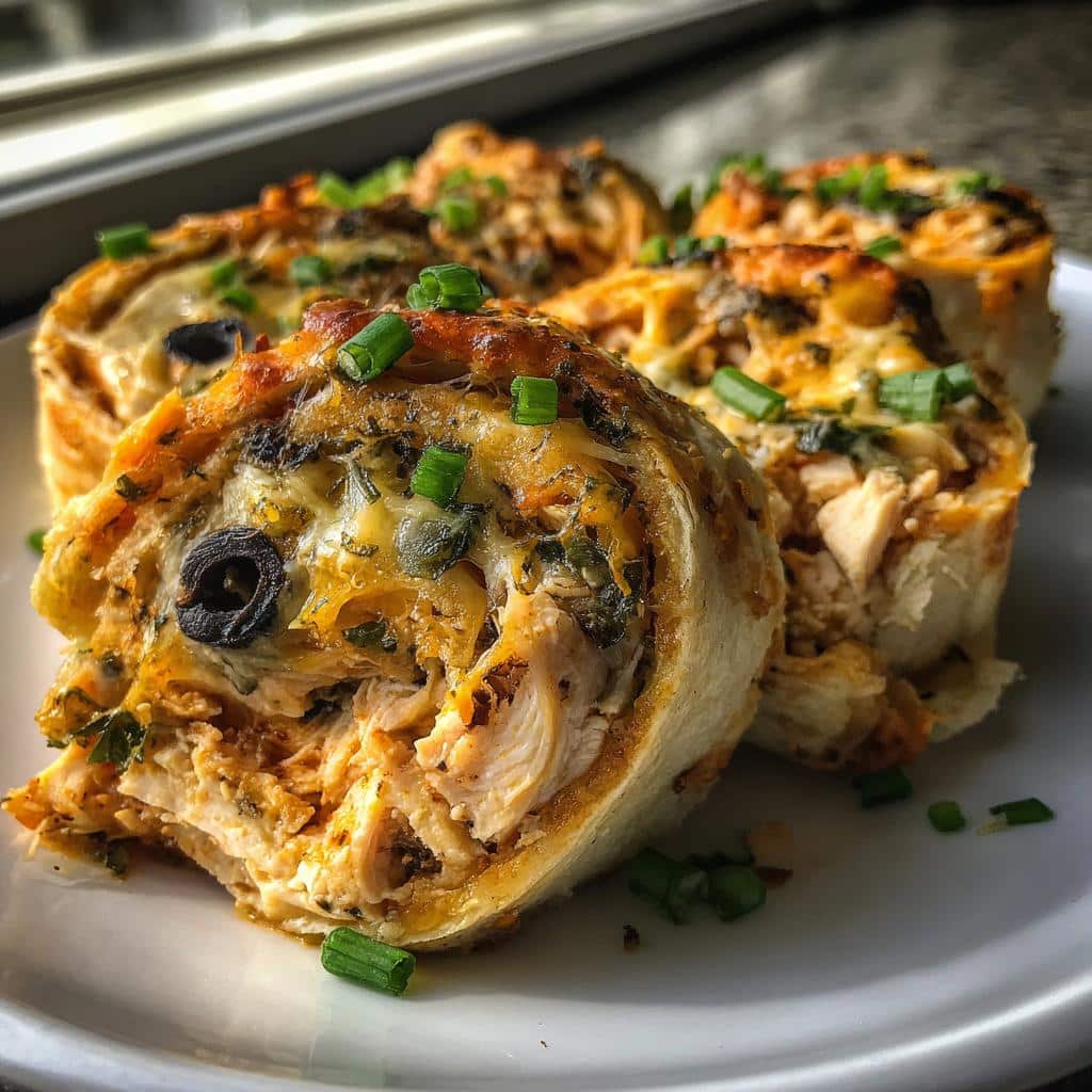 Southwest Chicken Tortilla Pinwheels - detail 1