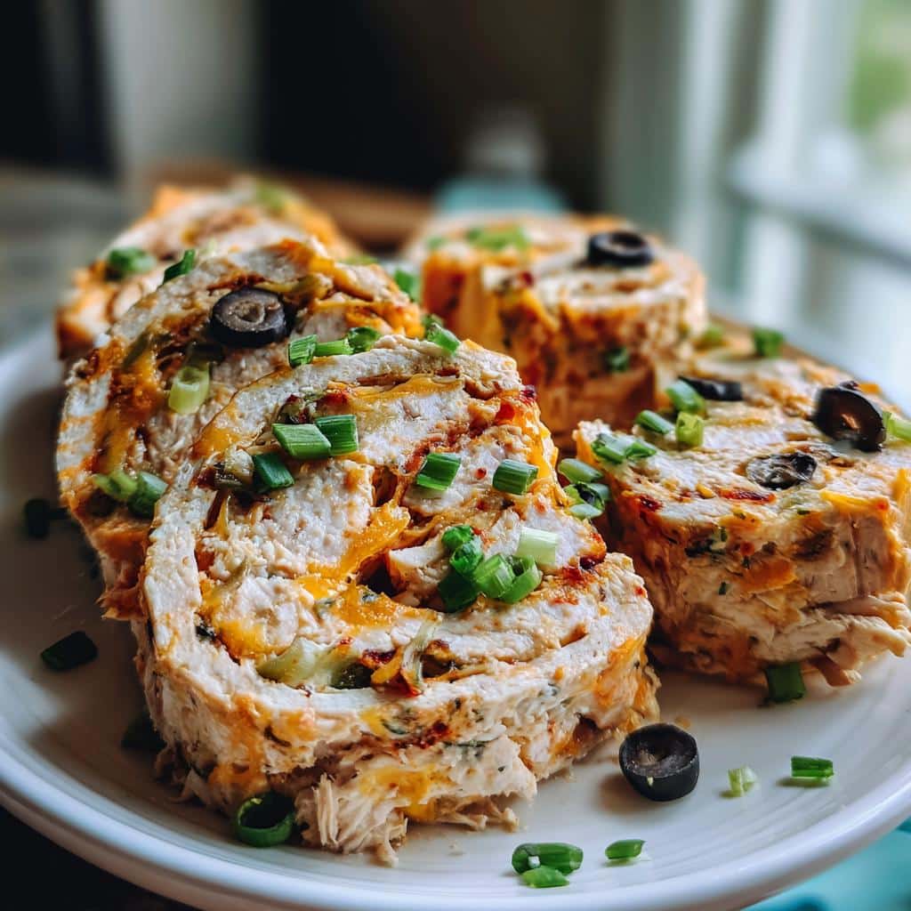 Southwest Chicken Tortilla Pinwheels - detail 2