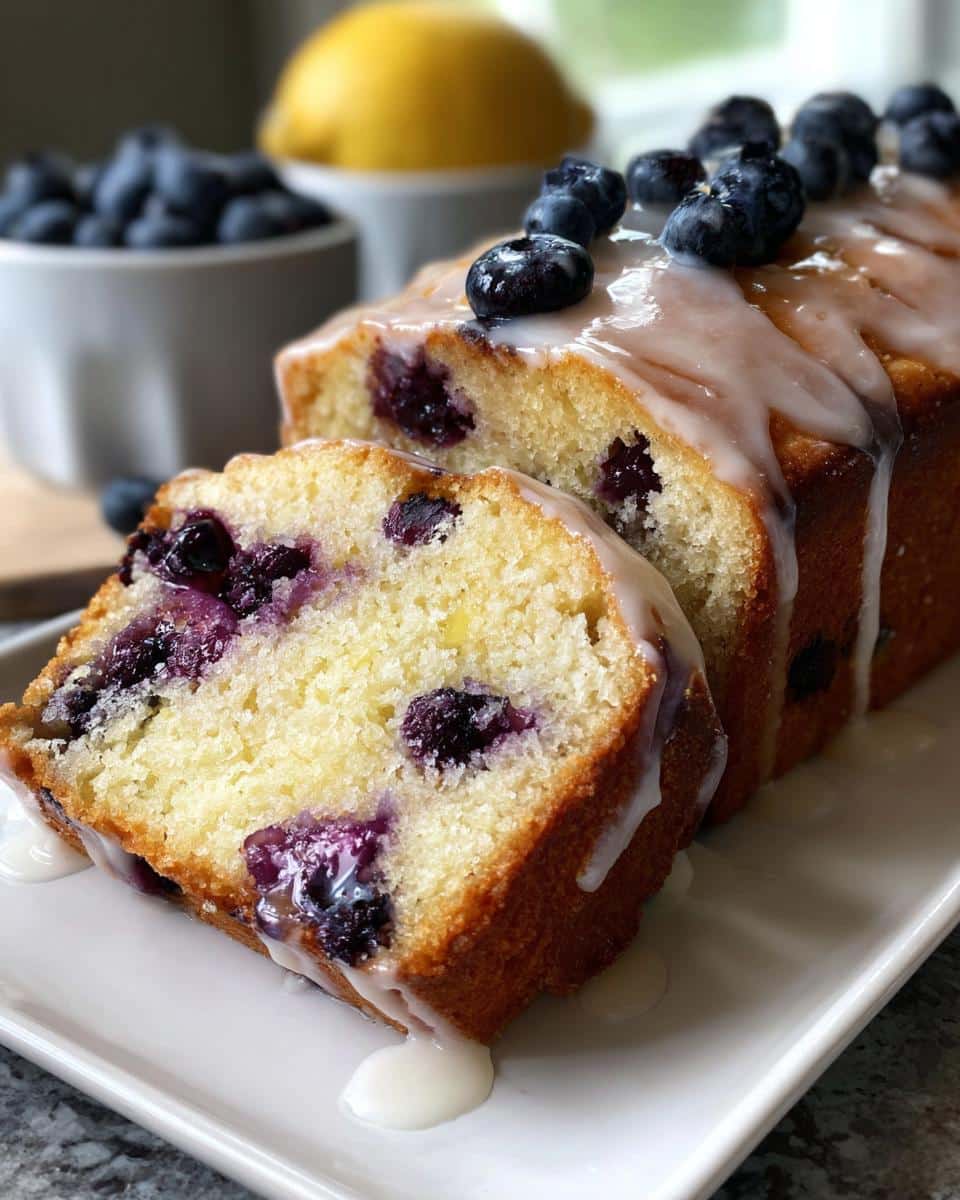 Sunniest Lemon Blueberry Cake - detail 1