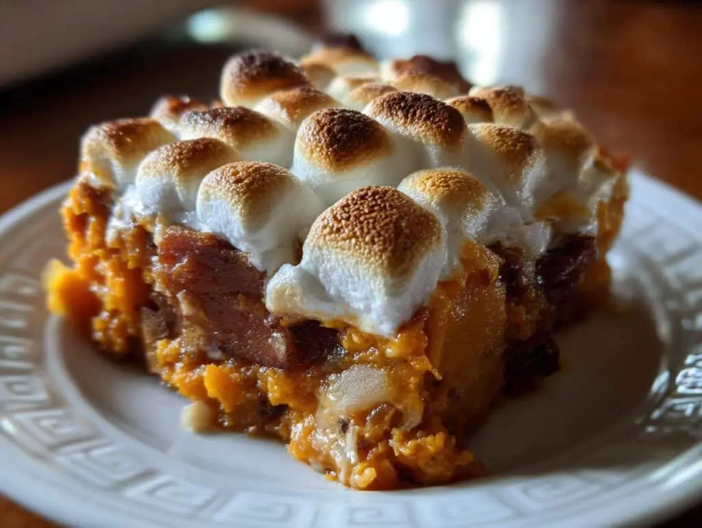 Sweet Potato Casserole with Marshmallows