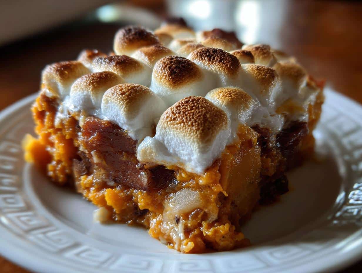 Melted Marshmallows: 1 Amazing Casserole