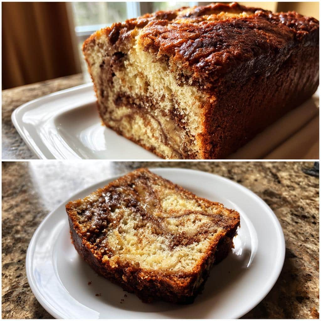 Swirl Banana Bread - detail 1