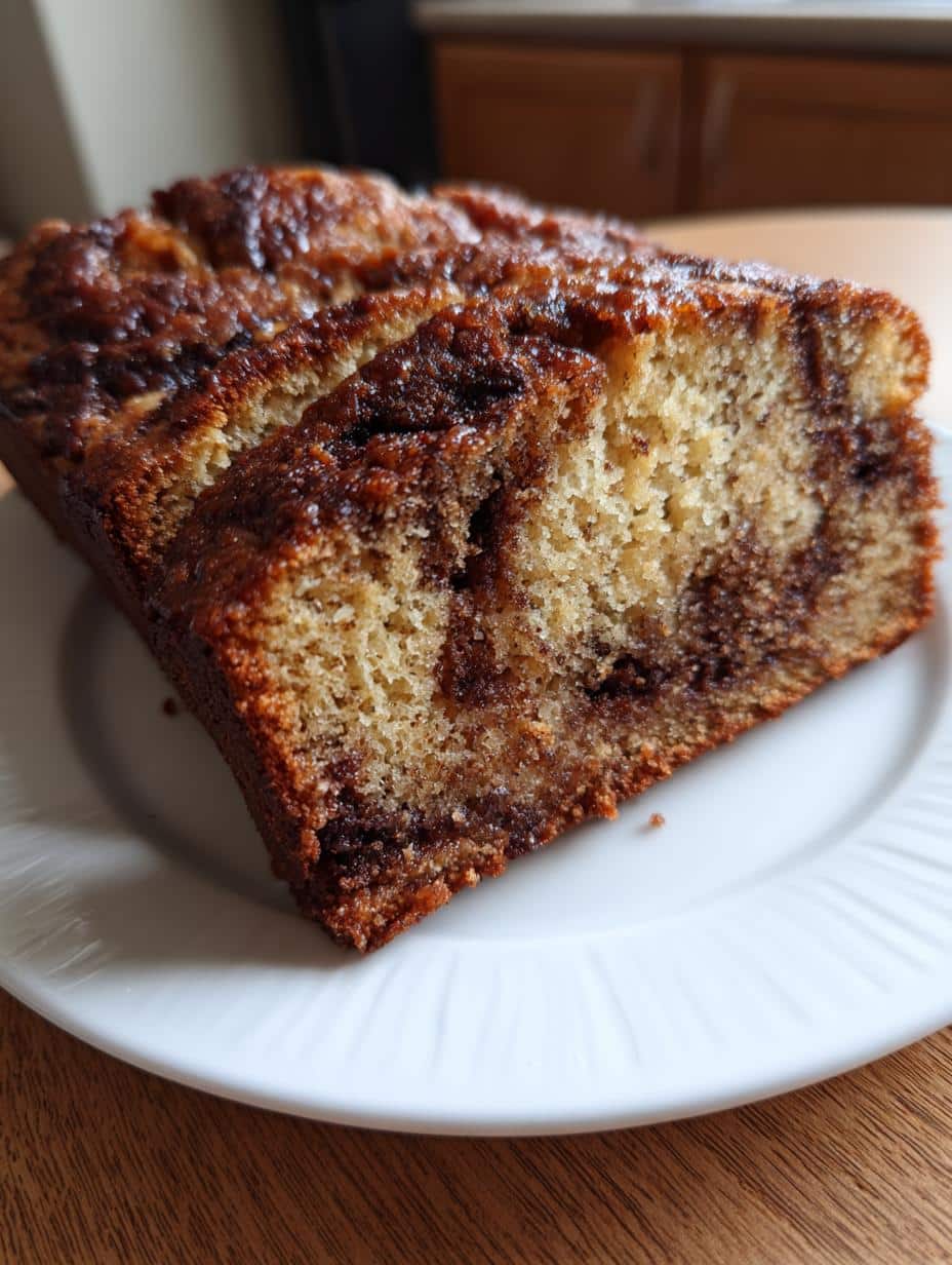 Swirl Banana Bread - detail 2