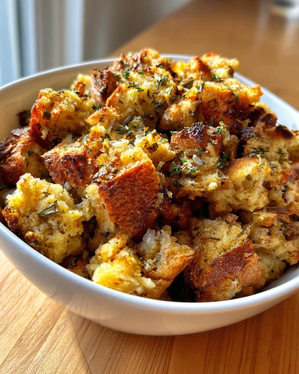 Thanksgiving stuffing - detail 1