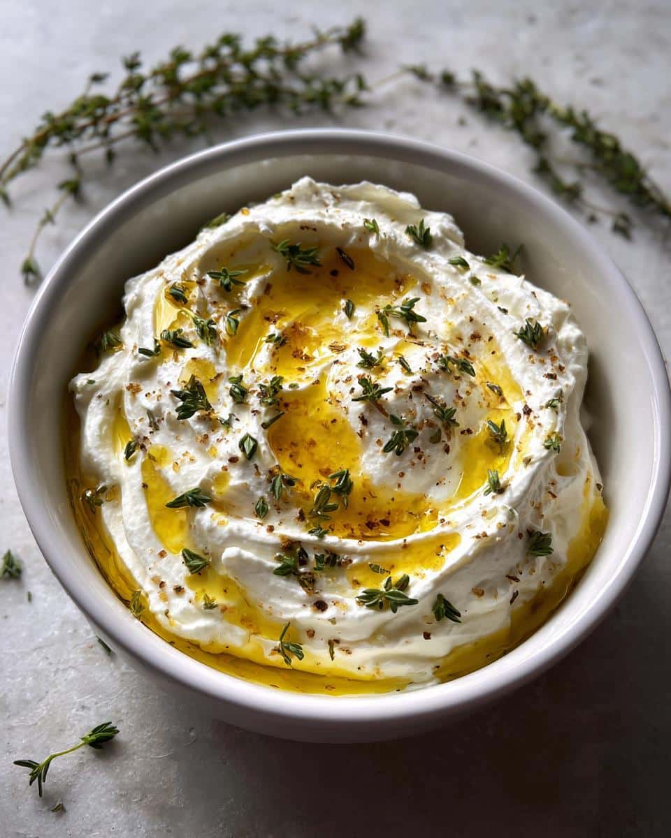 Whipped Goat Cheese with Honey and Thyme - detail 1