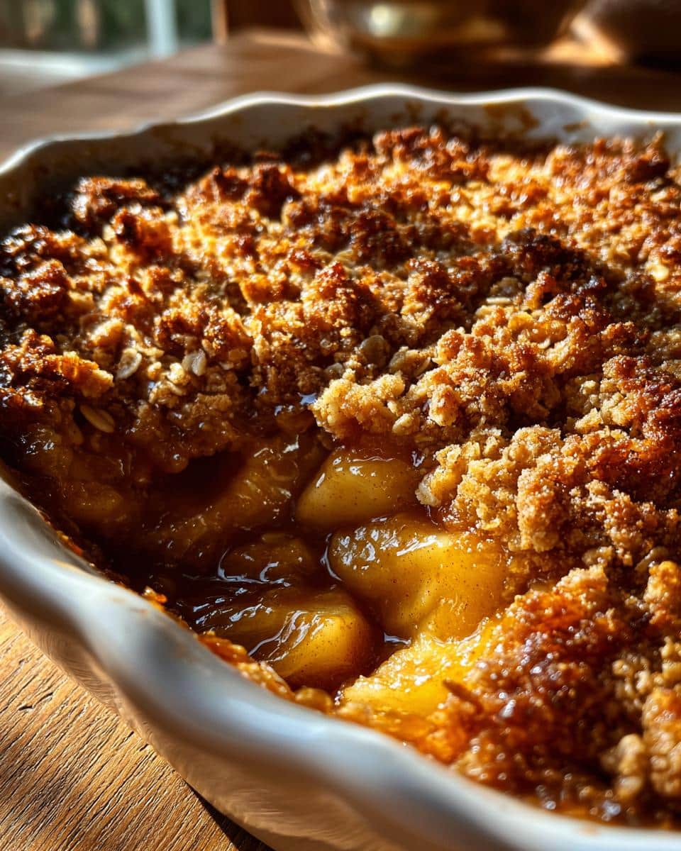 apple crisp - detail 1