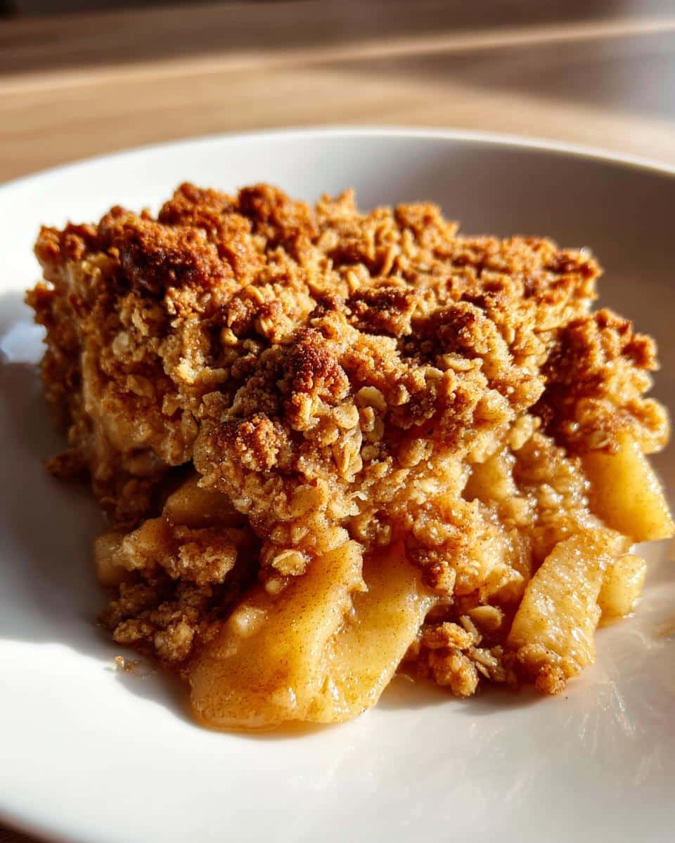 apple crisp - detail 2