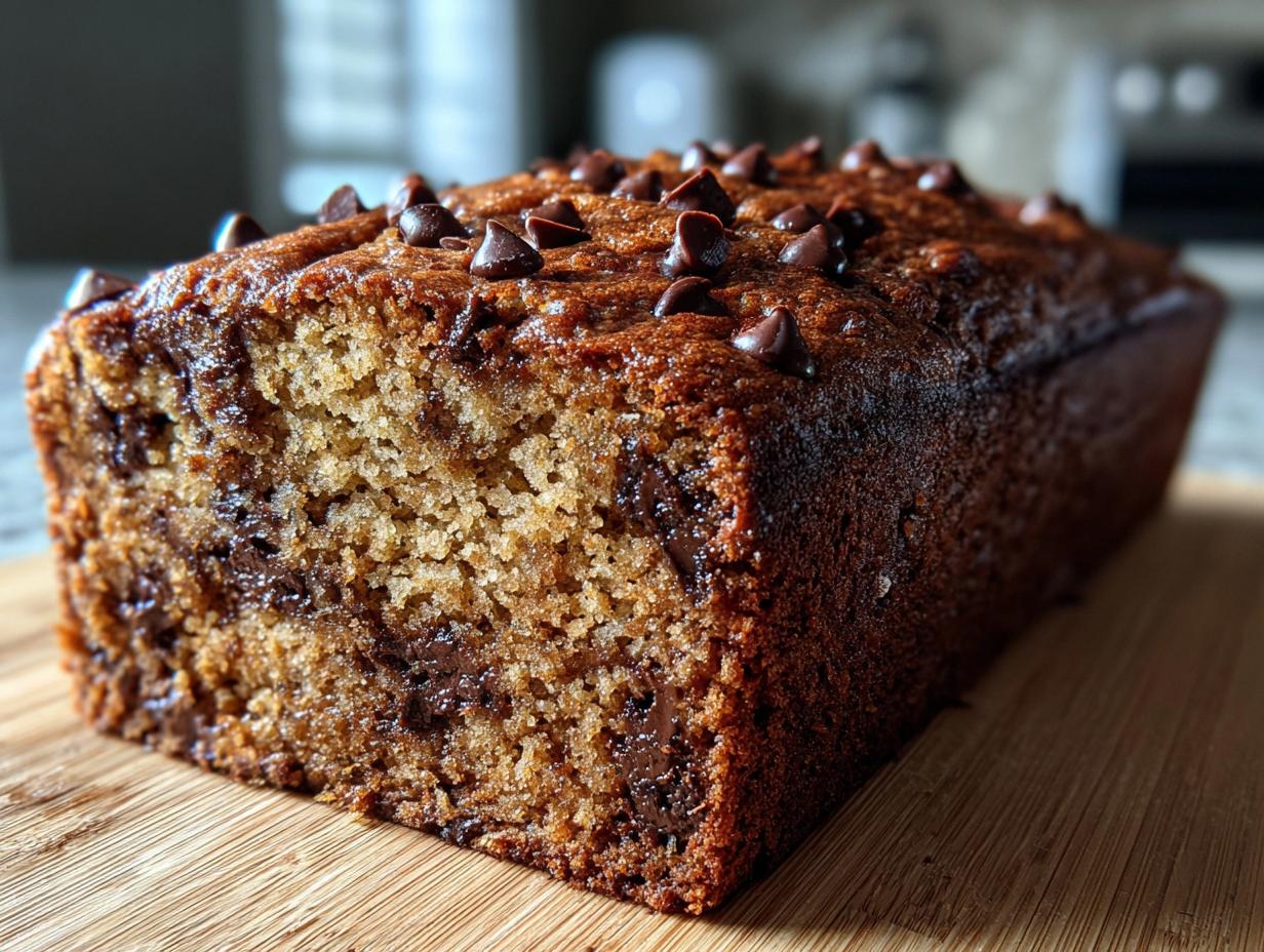 Perfect Chocolate Chip Banana Bread in 1 Hour