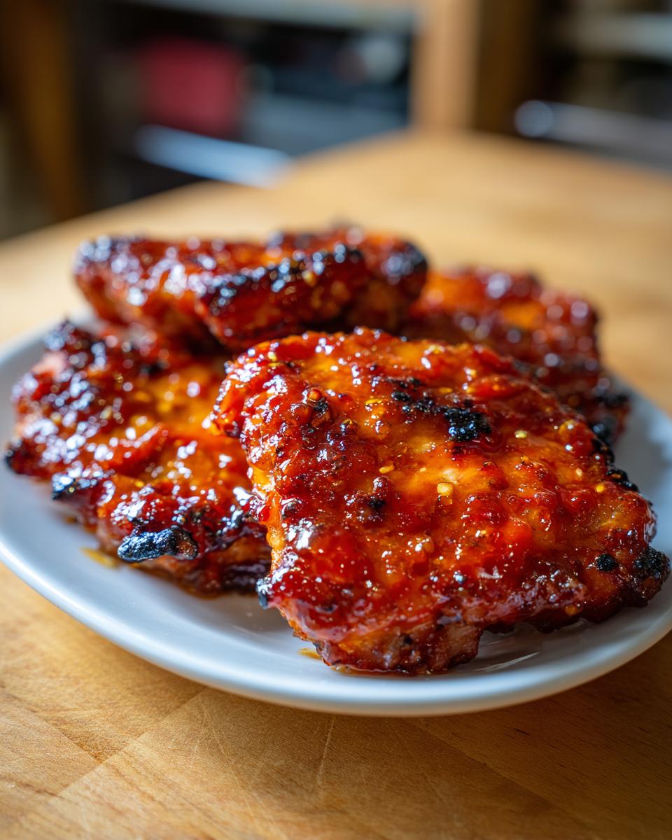 Amazing Hot Honey Glazed Chicken Thighs - detail 1