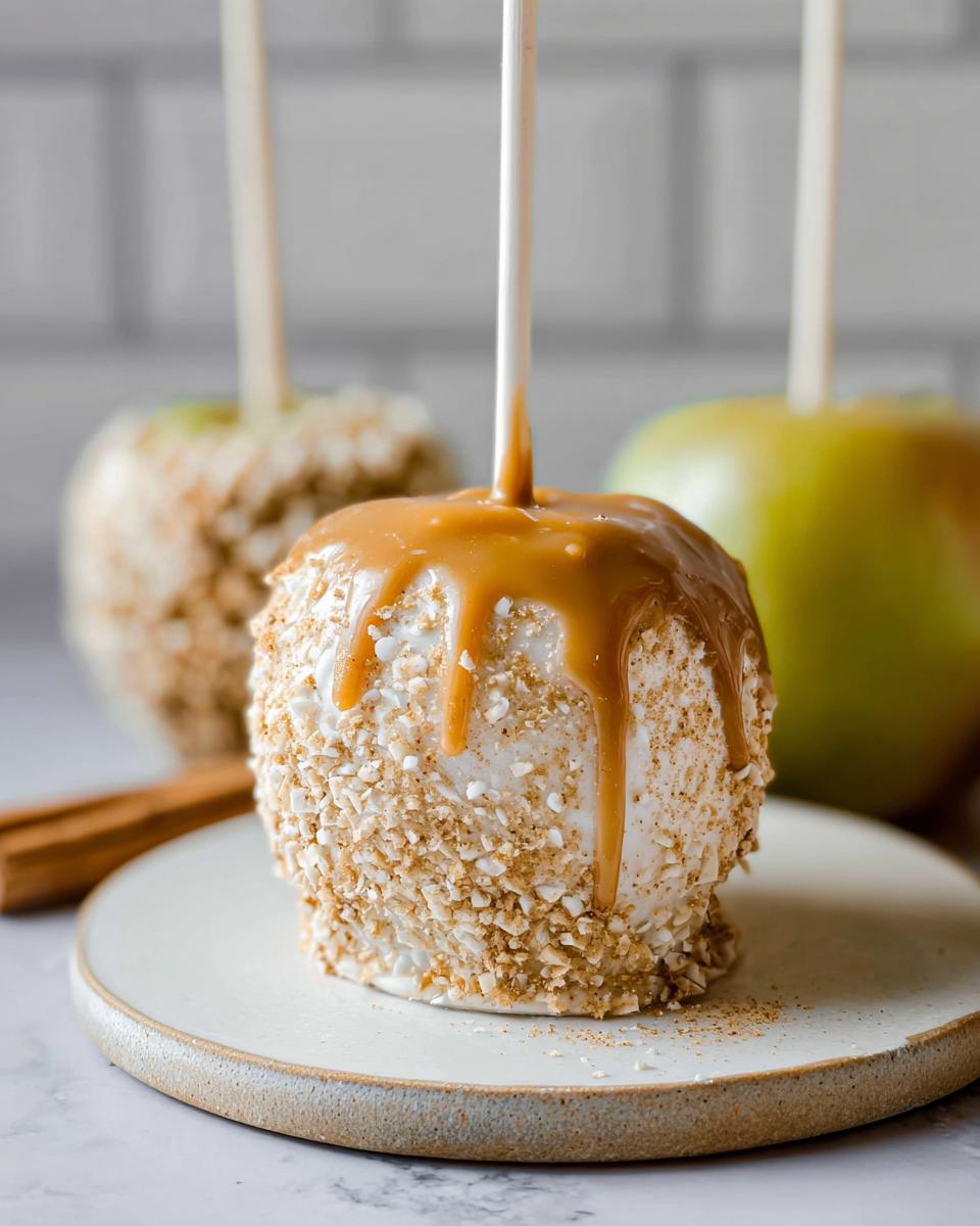 Apple Pie Caramel Apples - detail 2