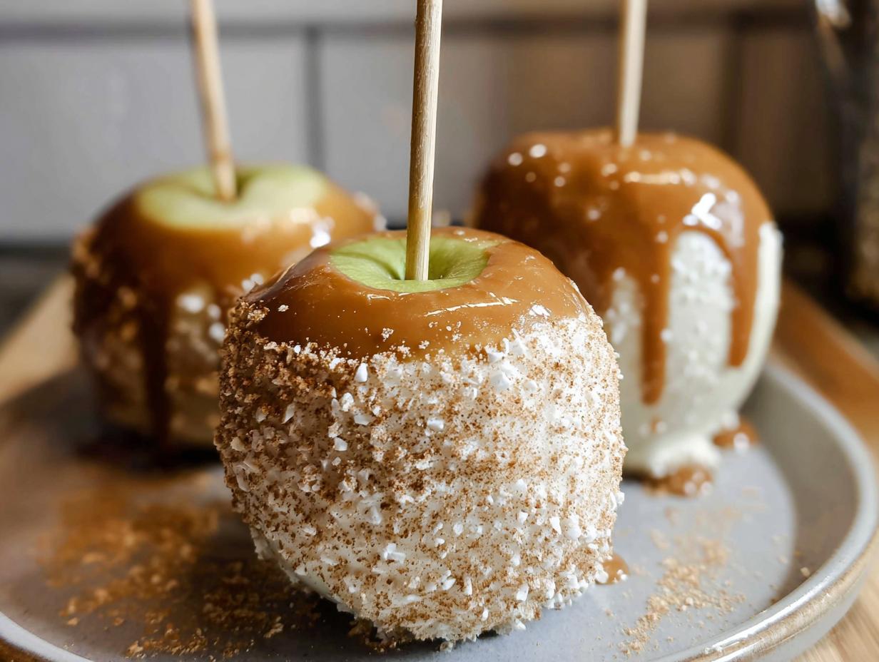 Apple Pie Caramel Apples