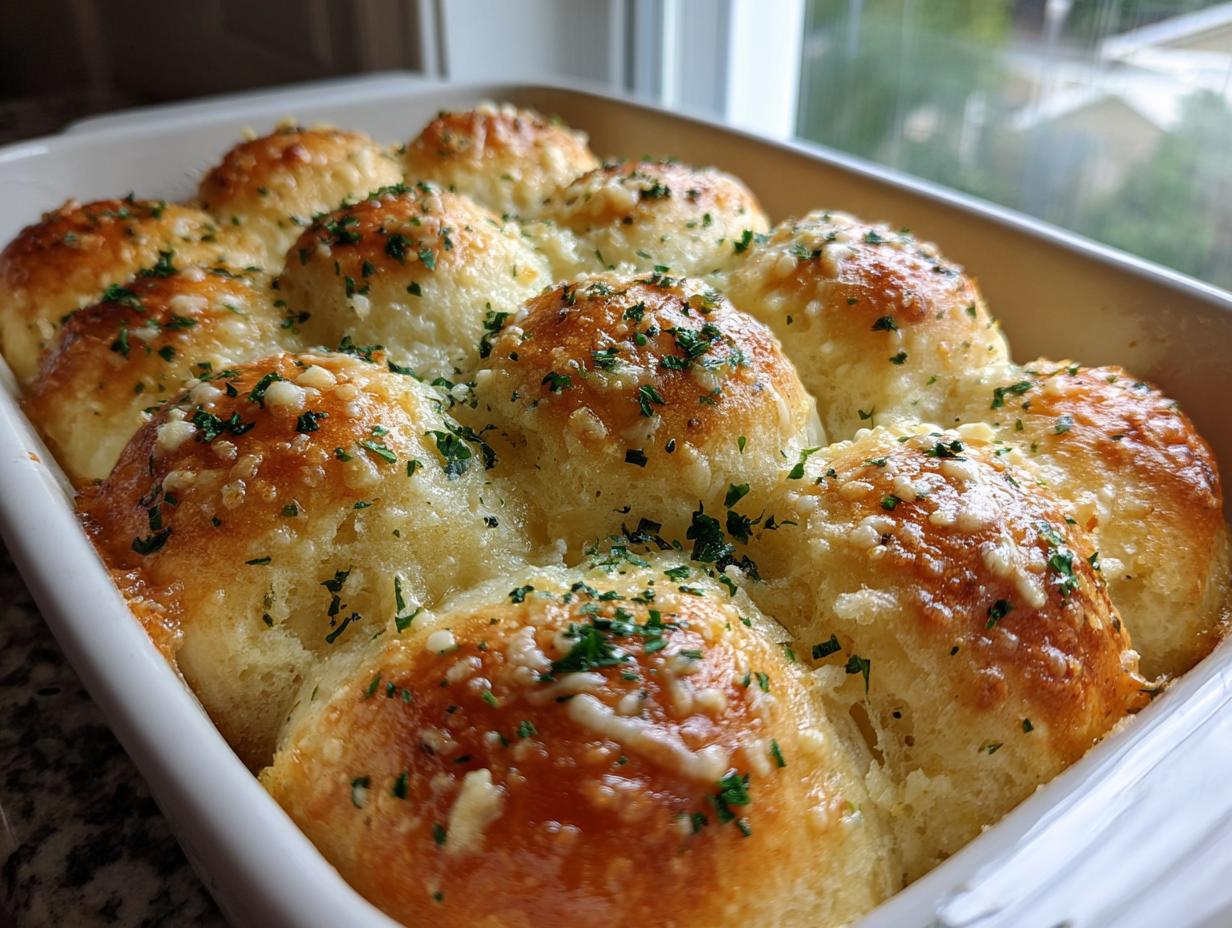 Amazing Best Ever Garlic Parmesan Dinner Rolls 16