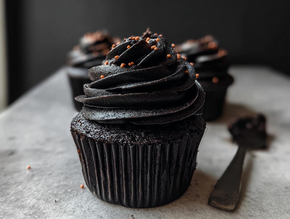 Amazing Black Velvet Cupcakes: 1 Trick