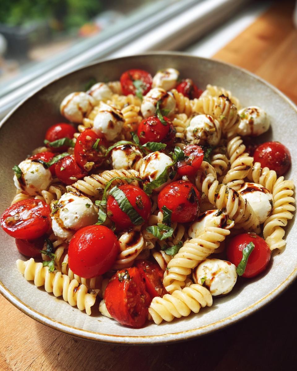 Caprese Pasta Salad - detail 1