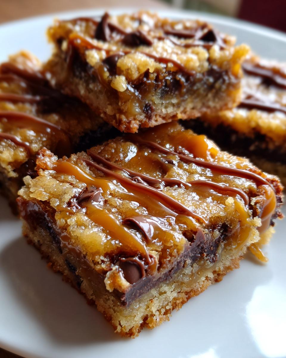 Caramel Cookie Bars - detail 2