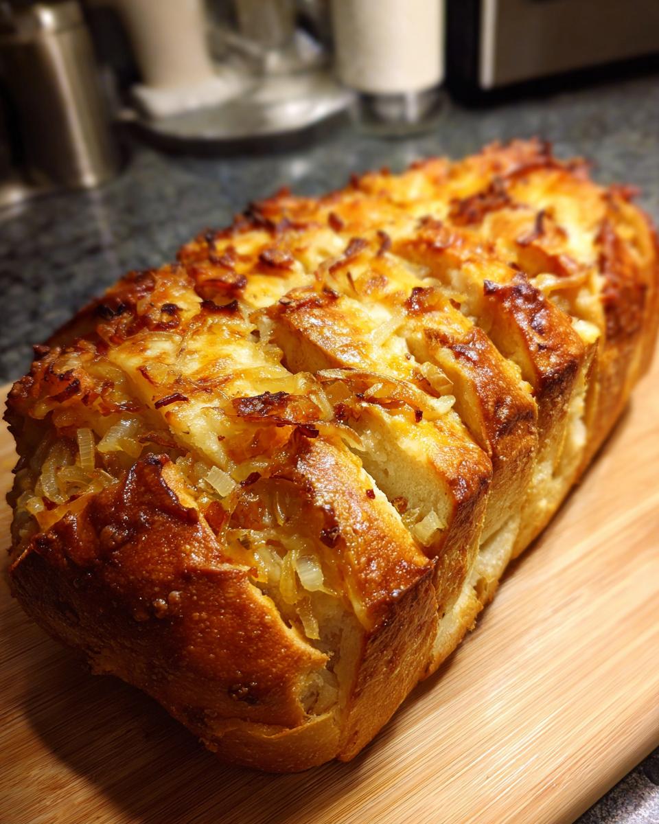 Caramelized Onion & Gruyere Pull-Apart Bread - detail 2