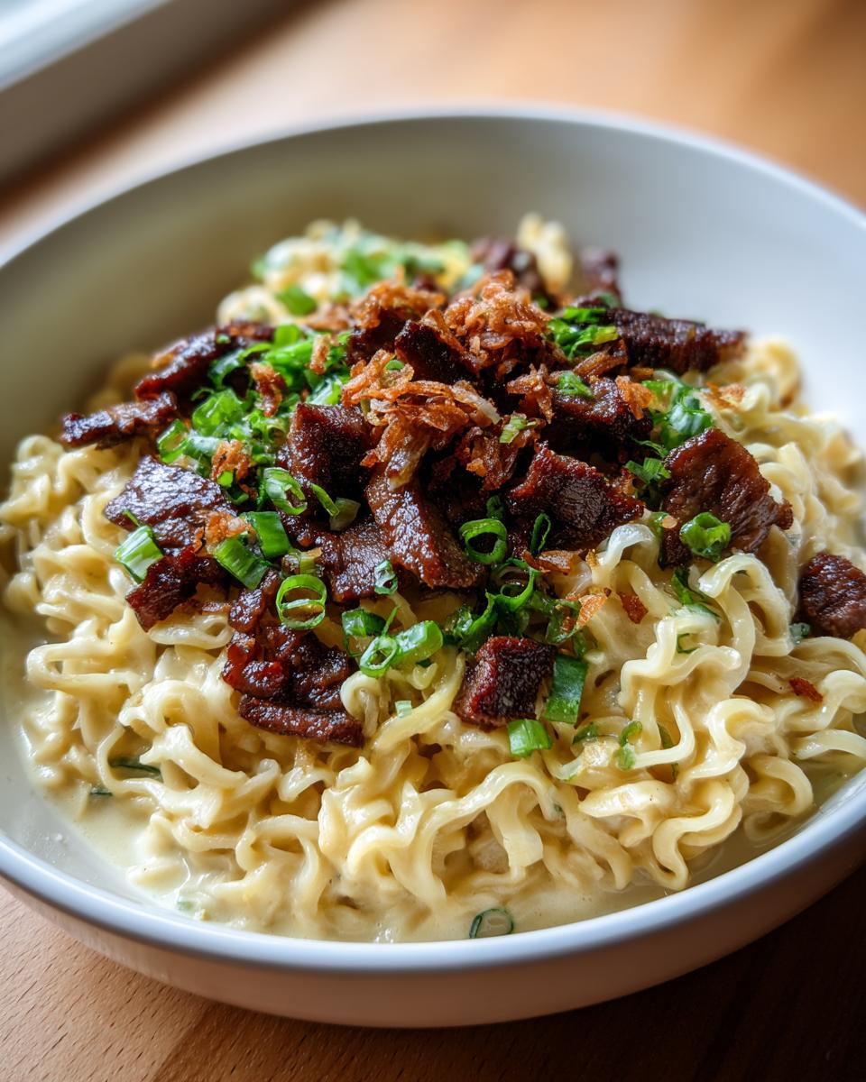 Carbonara Ramen (5-Minute Fusion) - detail 2