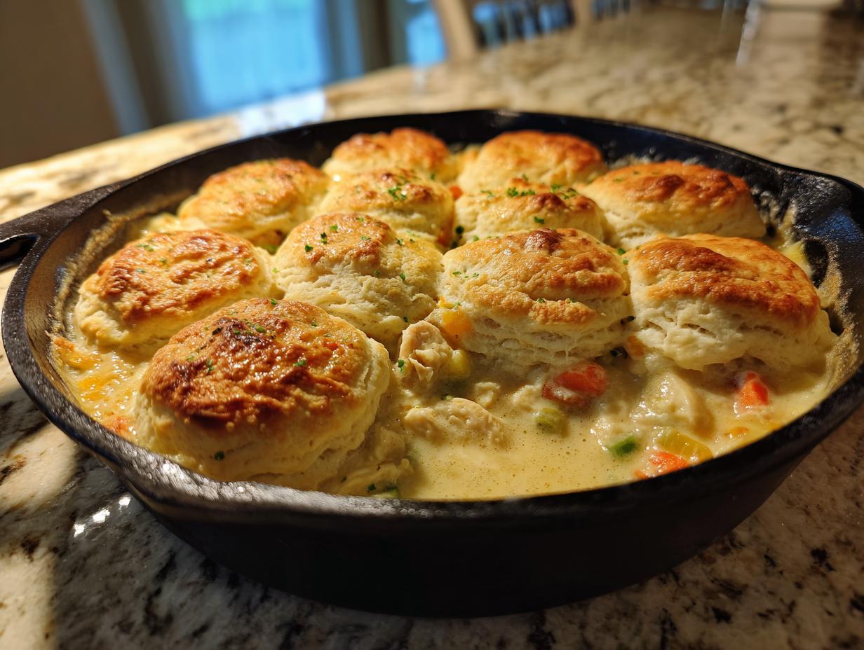 Cast Iron Chicken Pot Pie: 1 Easy Comfort Meal