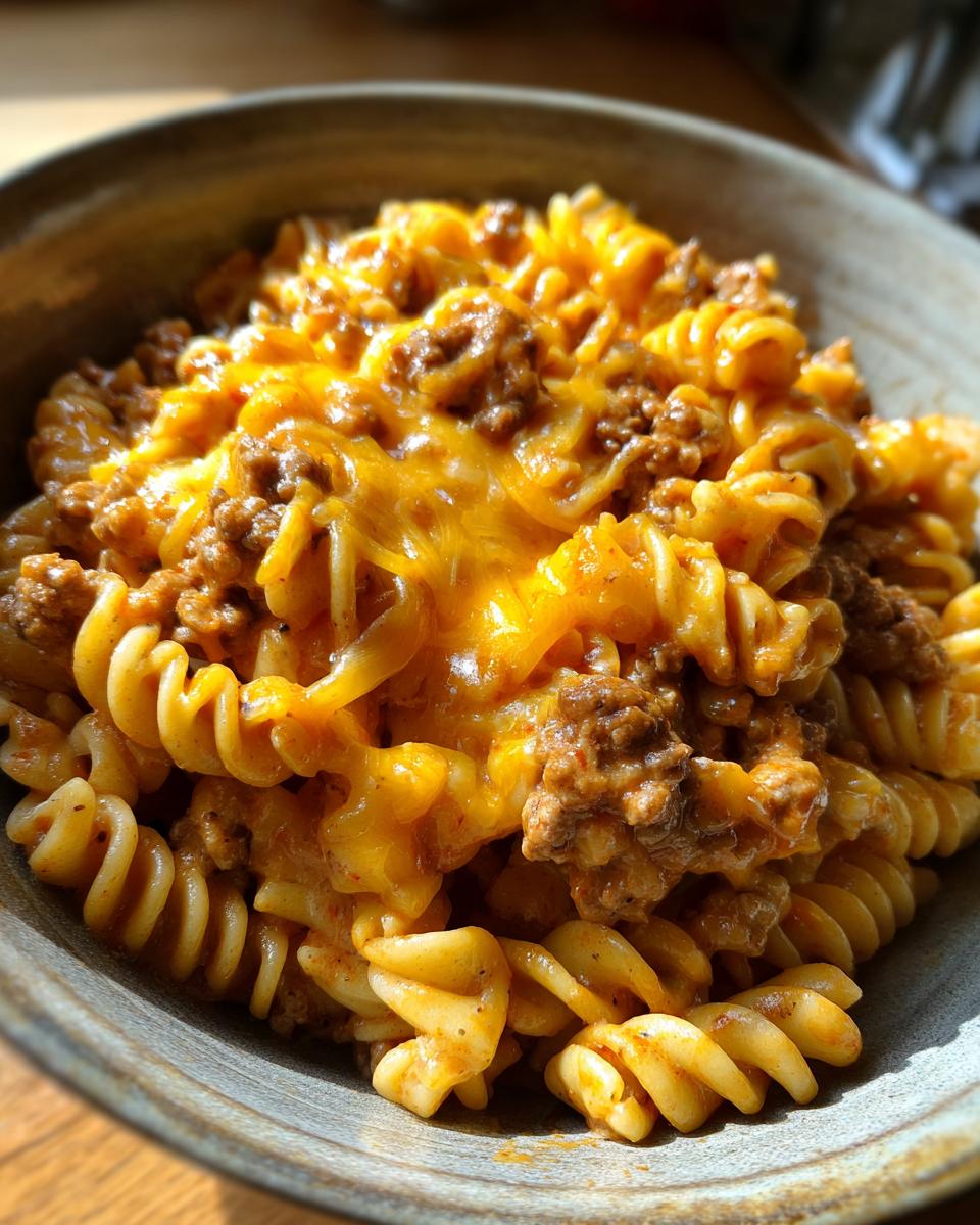 Cheesy Taco Pasta - detail 2