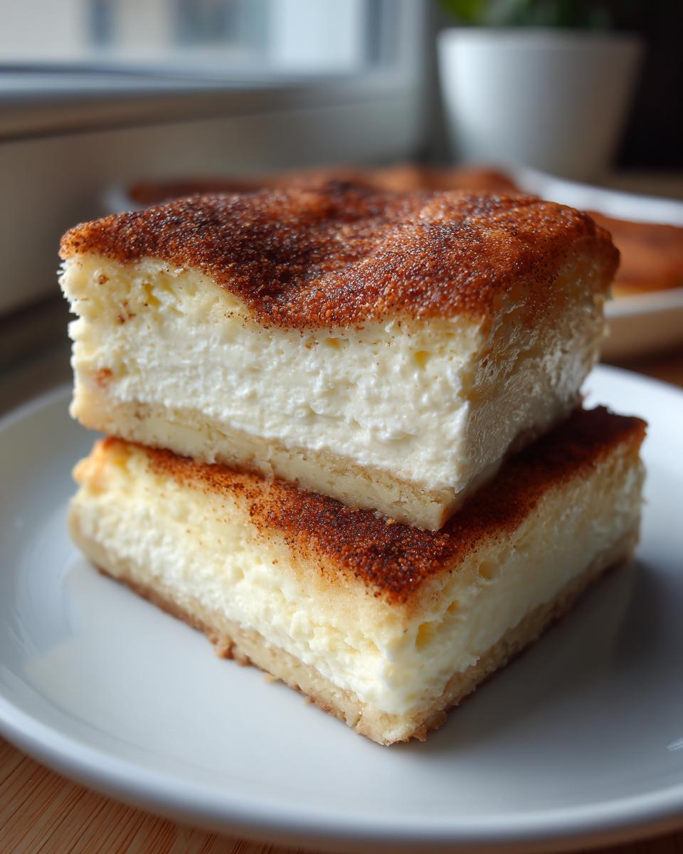 Churro Cheesecake Bars - detail 1