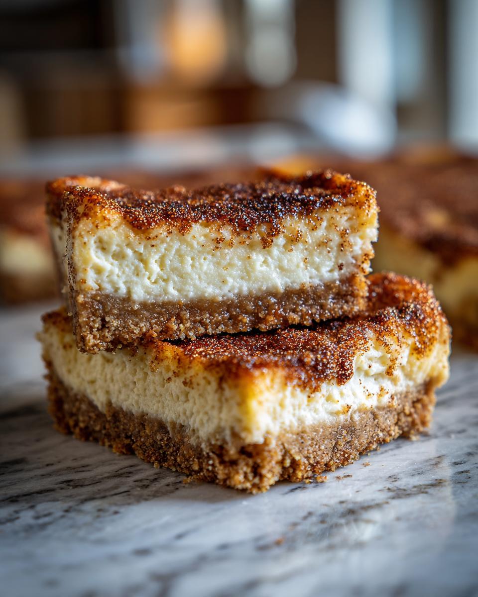 Amazing Churro Cheesecake Bars (No-Bake) 1 4 Churro Cheesecake Bars (No-Bake) - detail 1