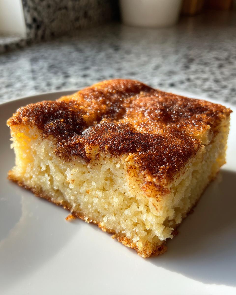 Cinnamon Sugar Blondies - detail 1
