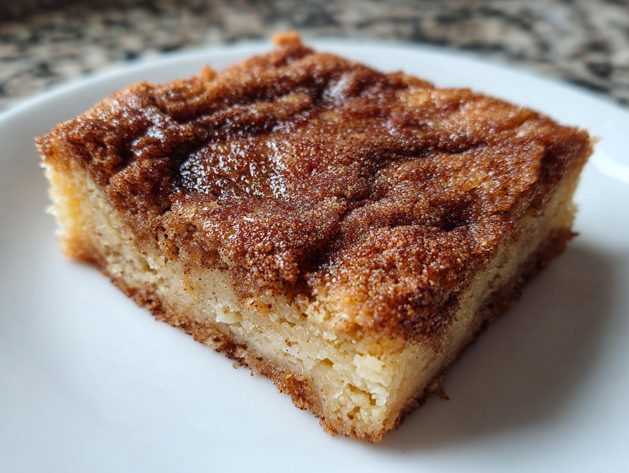 1 Crust Cinnamon Sugar Blondies