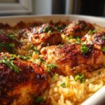 Cozy One-Pot Chicken And Rice Bake