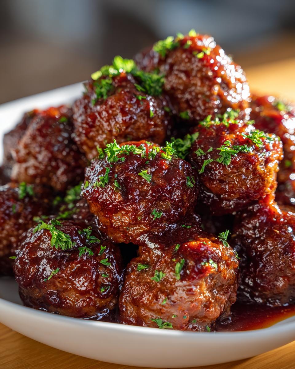 Cranberry Meatballs - detail 1