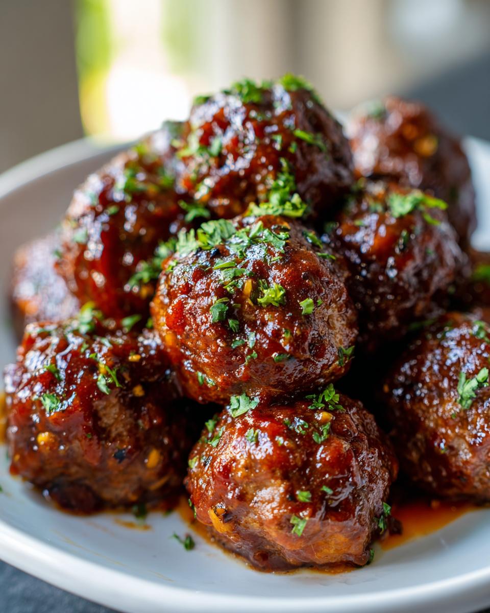 Cranberry Meatballs - detail 2