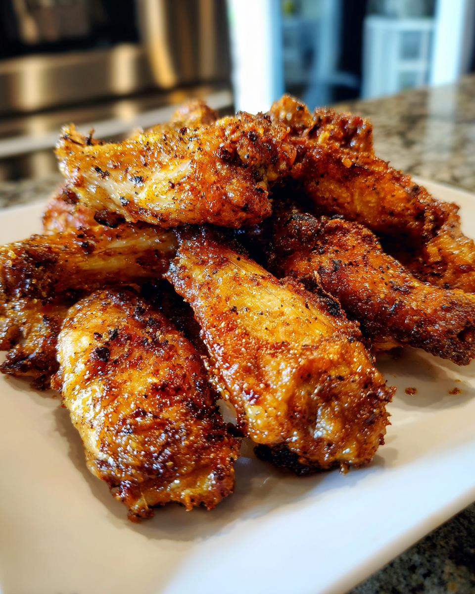 Crispy Air Fryer Chicken Wings: 1 Amazing Crunch 3 Crispy Air Fryer Chicken Wings - Zero Carbs - detail 1