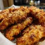 Crispy Air Fryer Parmesan Chicken Tenders (20 Minutes)
