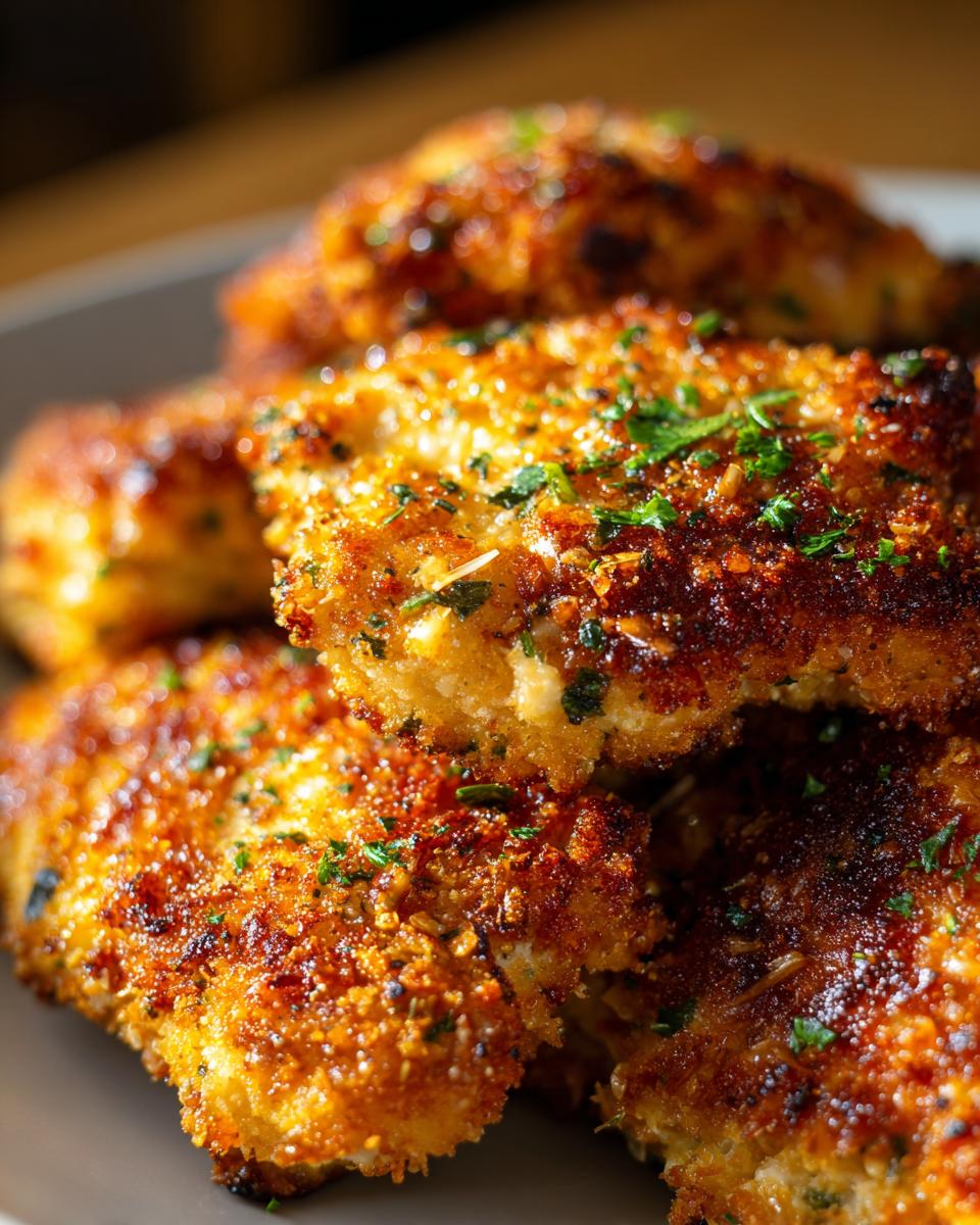 Crispy Breaded Chicken Parmesan (Low Carb) - detail 1