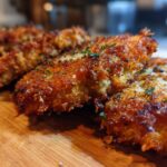 Crispy Breaded Chicken Parmesan (Low Carb)