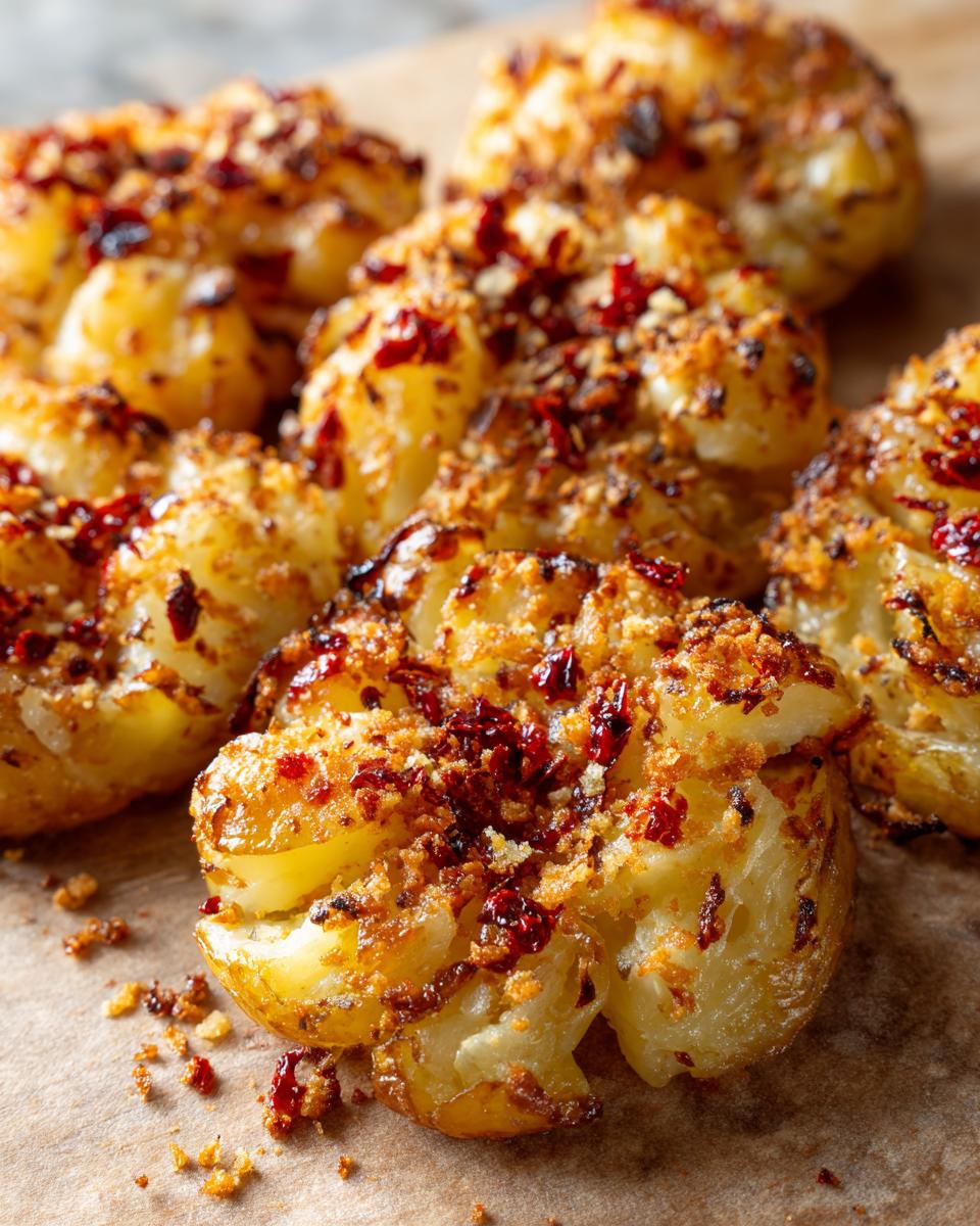 Amazing Crispy Chili Crunch Smashed Potatoes 4 Crispy Chili Crunch Smashed Potatoes - detail 1