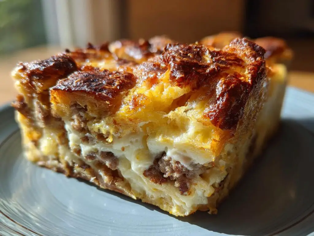 Croissant Breakfast Casserole