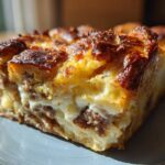 Croissant Breakfast Casserole